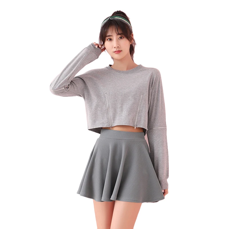 

Fashion Women Breathable Light Proof Short Skirts Golf Tennis Sport Skirt Slim Outdoor Pleated Skirts Black Skirt High Waist Hot