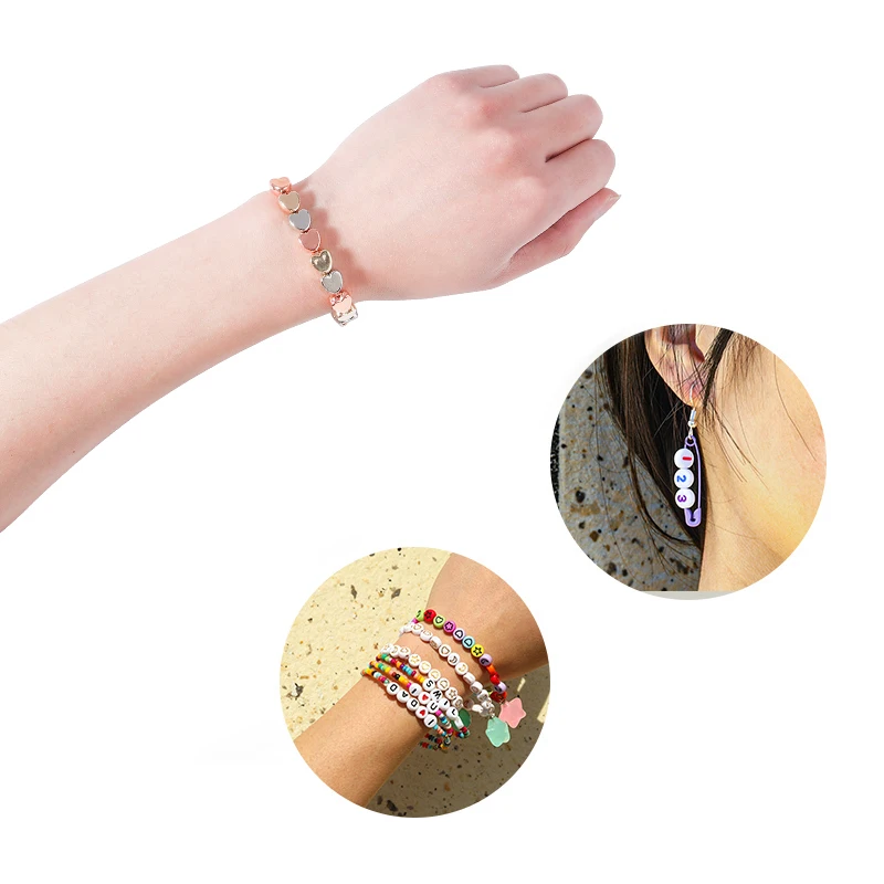 Бусины CCB в форме сердца 50 шт. 8 мм