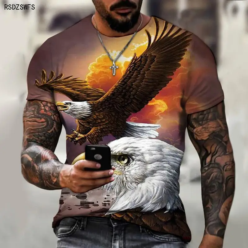 

Animal World 3D Three-dimensional Printing Anime Harajuku Men's Oversized T-shirt 5XL Loose Breathable Sports Top