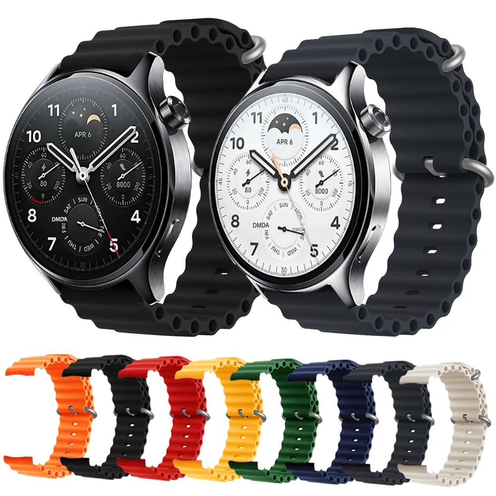 

Ремешок силиконовый для Xiaomi Watch S1 Pro, Active, 22 мм