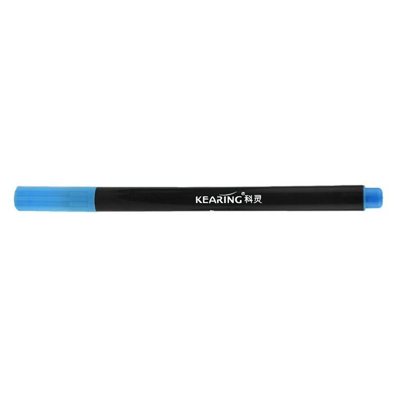 2 Pcs Fabric Marker Pens Permanent Colors For DIY Textile Clothes T-Shirt Shoes Blue &amp White |