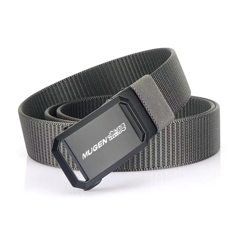 

Men And Women Belt Outdoor Working Tactical Belt For Honda Mugen Power Civic Accord CRV Hrv Fit Jazz Metal Belts Accessories