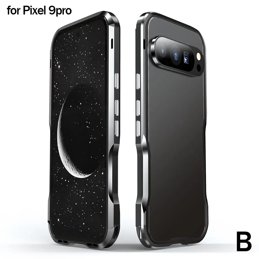 Для Google Pixel 9 Pro XL Алюминиевый сплав Металлический каркас Бампер Тонкий крутой