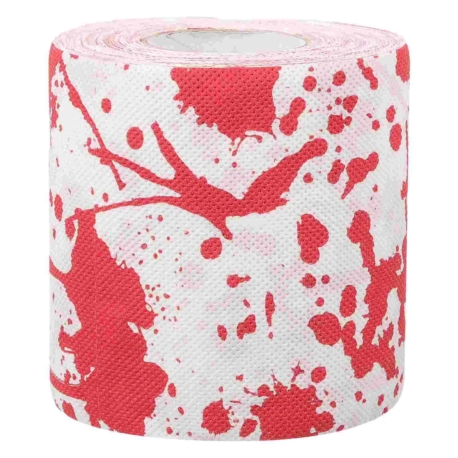 

Bathroom Toilet Paper Printed Halloween Party Supplies Towel Unique Colored Hand Towels