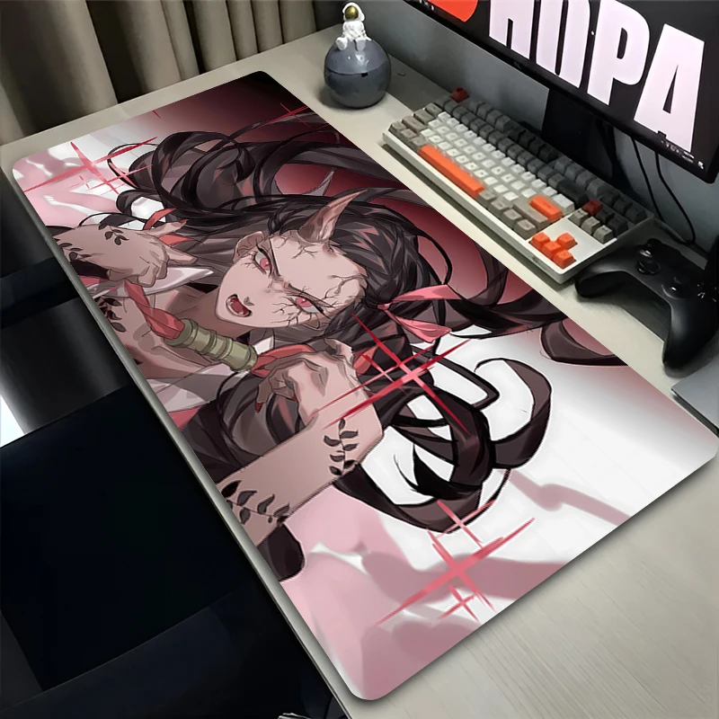 Коврик Для Мыши XL Lockedge Demon Slayer — Большой Игровой Аксессуар В Стиле Аниме Девочек