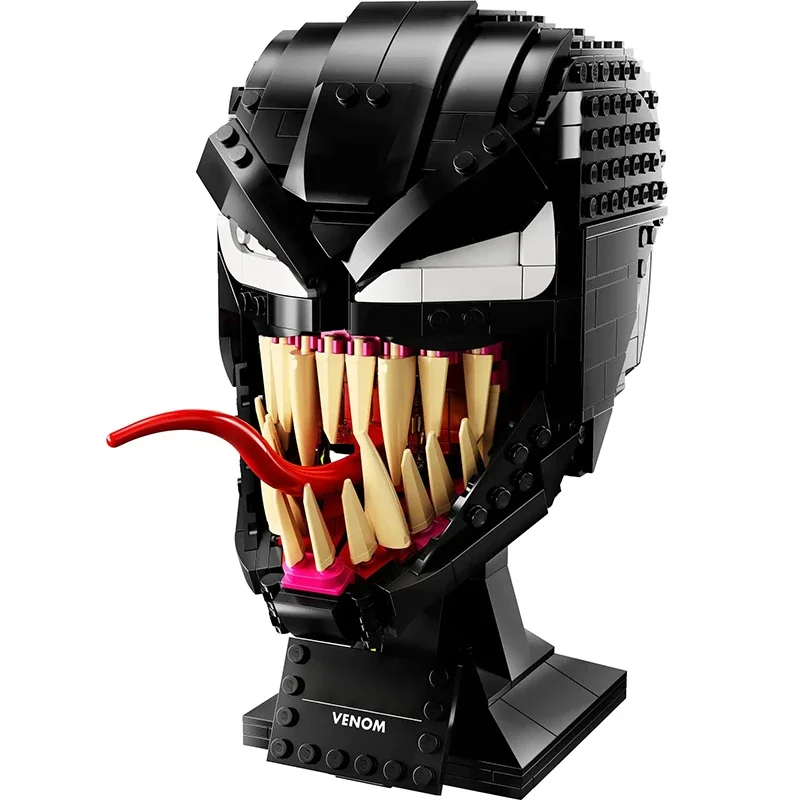 Новый MOC 76187 модель шлема Venom строительный блок архитектура образовательная