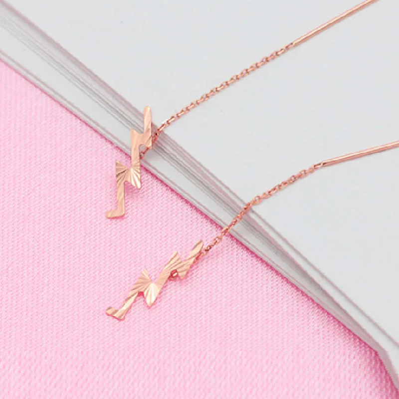 585 фиолетовые золотые Необычные Короткие серьги с покрытием из розового золота 14