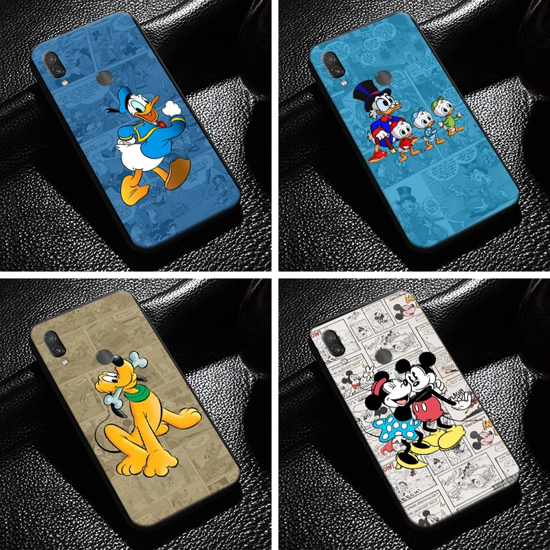 

Cartoon Mickey Minnie Mouse Duck For Xiaomi Redmi Note 7 7S 7 Pro Redmi 7 7A Phone Case Carcasa Liquid Silicon Silicone Cover