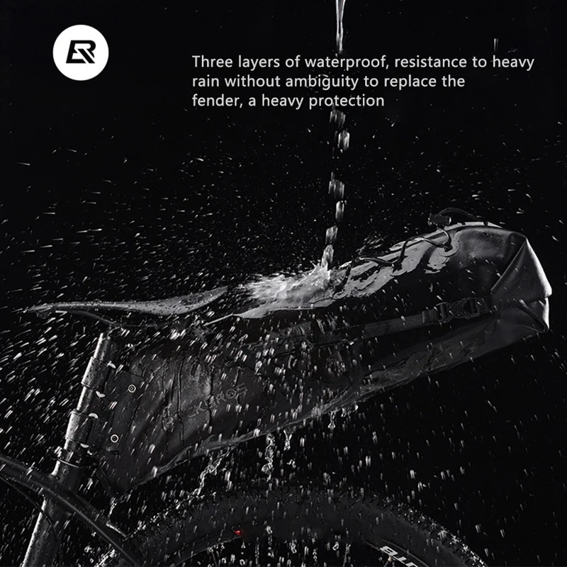 

Сумка на заднее сиденье велосипеда ROCKBROS, полностью водонепроницаемая вместительная сумка, аксессуары для дорожного и горного велосипеда