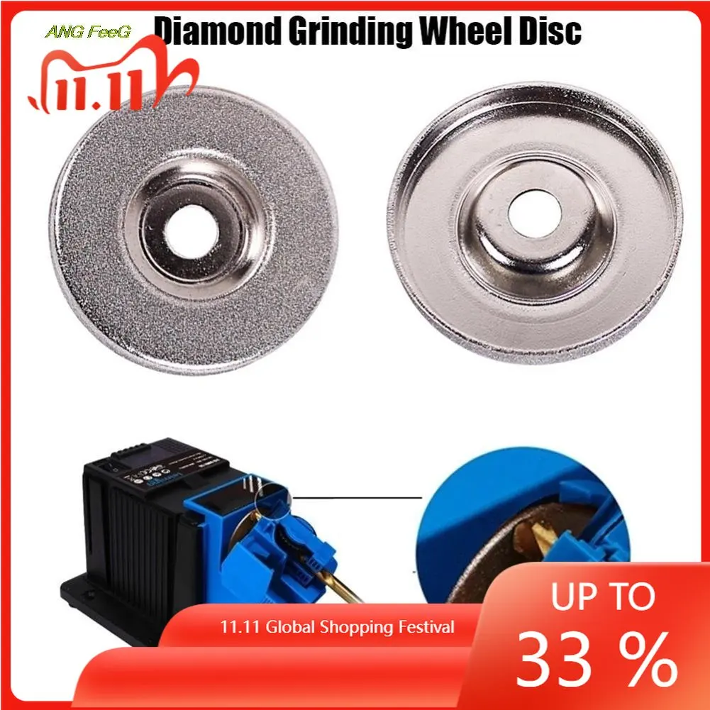 

2pcs 50mm Diamond 180# Grinding Wheel Circle Disc For Woodworking Electric Multifunctional Sharpener Grinder Accessories