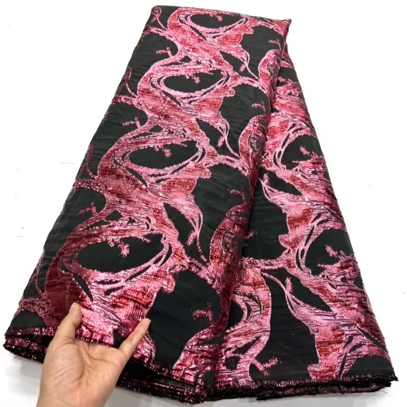 

Высококачественная искусственная ткань, вышивка из органзы, искусственное платье, платье, жаккардовое платье, французское платье 5 ярдов, ML8690