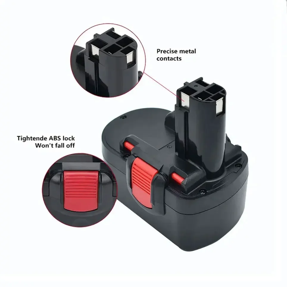 Для Bosch 18 V 6.8AH 9.8AH Ni-MH pour Battery для BAT025 BAT026 BAT160 2607335735 2607335277 PSR18 VE-2 GSR18