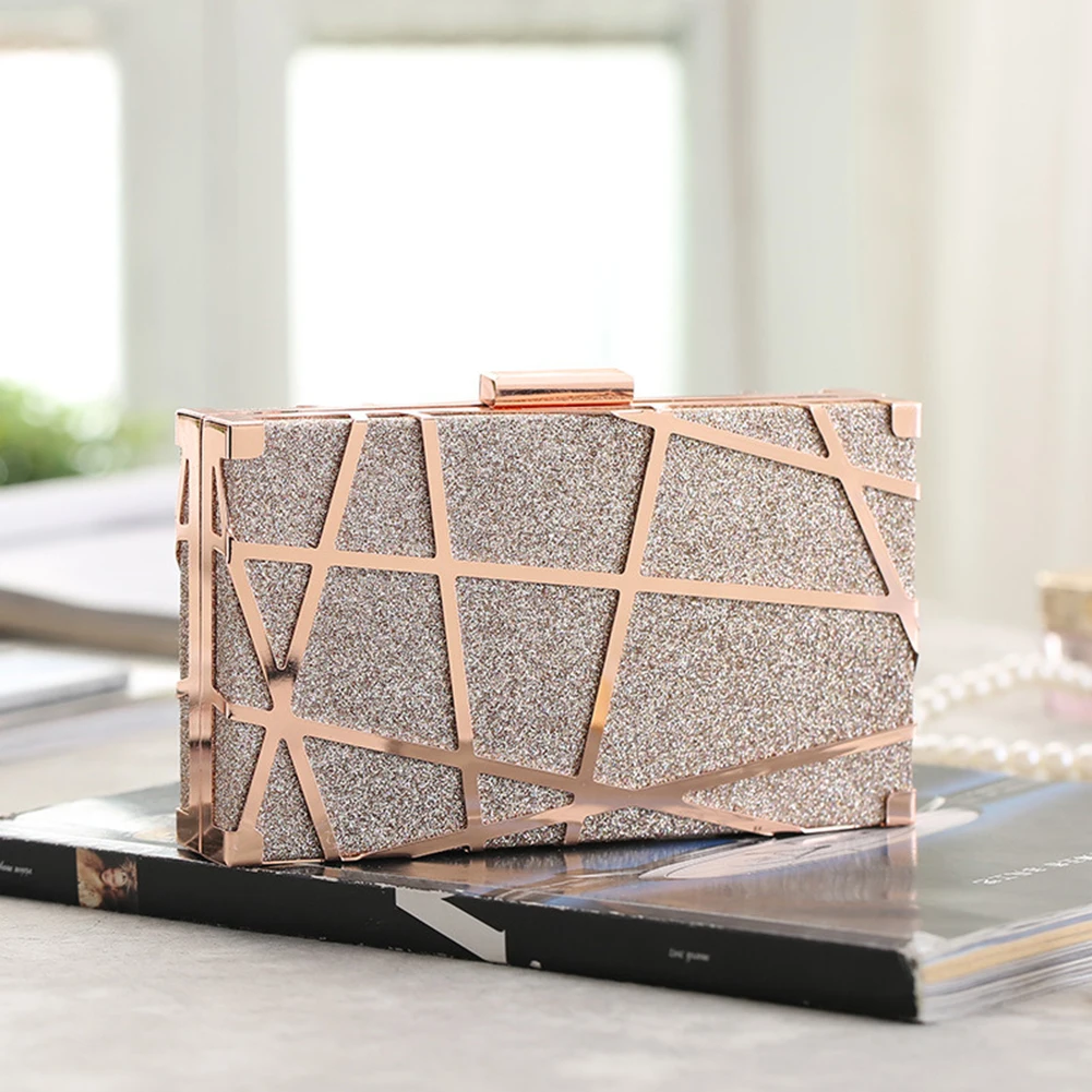 

Блестящая вечерняя сумка Стразы, женские вечерние банкетные сумки, элегантные свадебные банкетные трендовые клатчи с птичьим гнездом, коше...