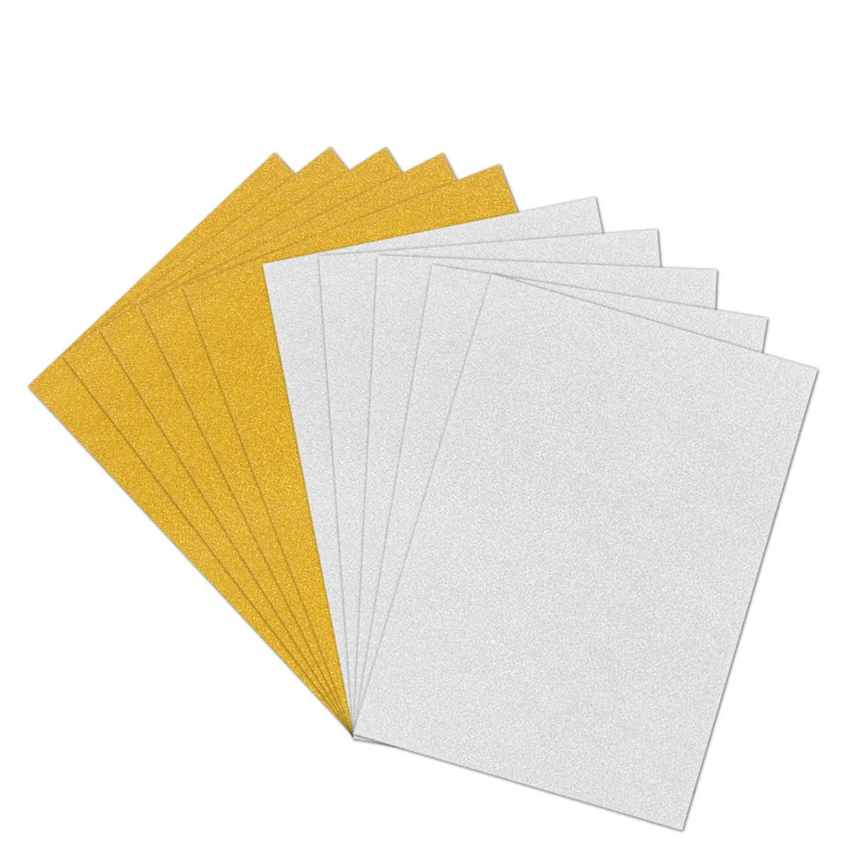 

10 Pcs A4 Sparkling Paper Shimmer Cardstock Metallic Cardstock Paper White Glitter Cardstock Gift Kids Craft Paper