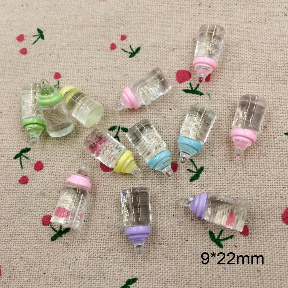 Бутылочка для кормления из смолы 22 мм 10 шт. | Дом и сад