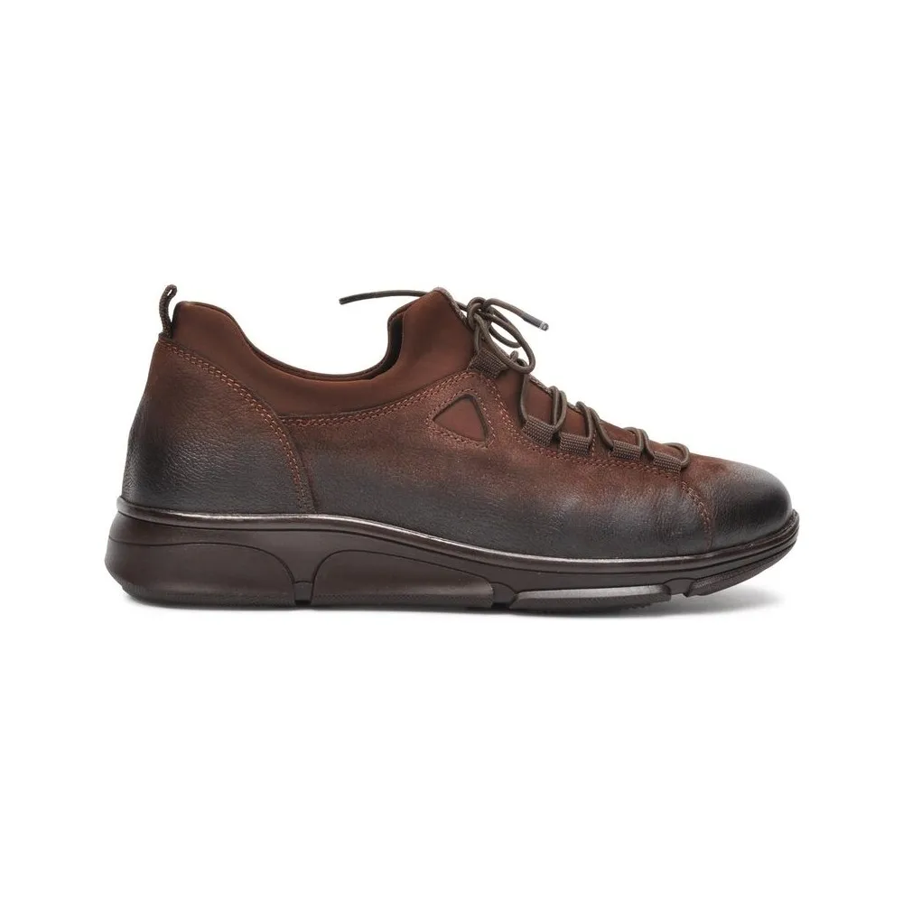

Coffee Leather Women Casual Shoes