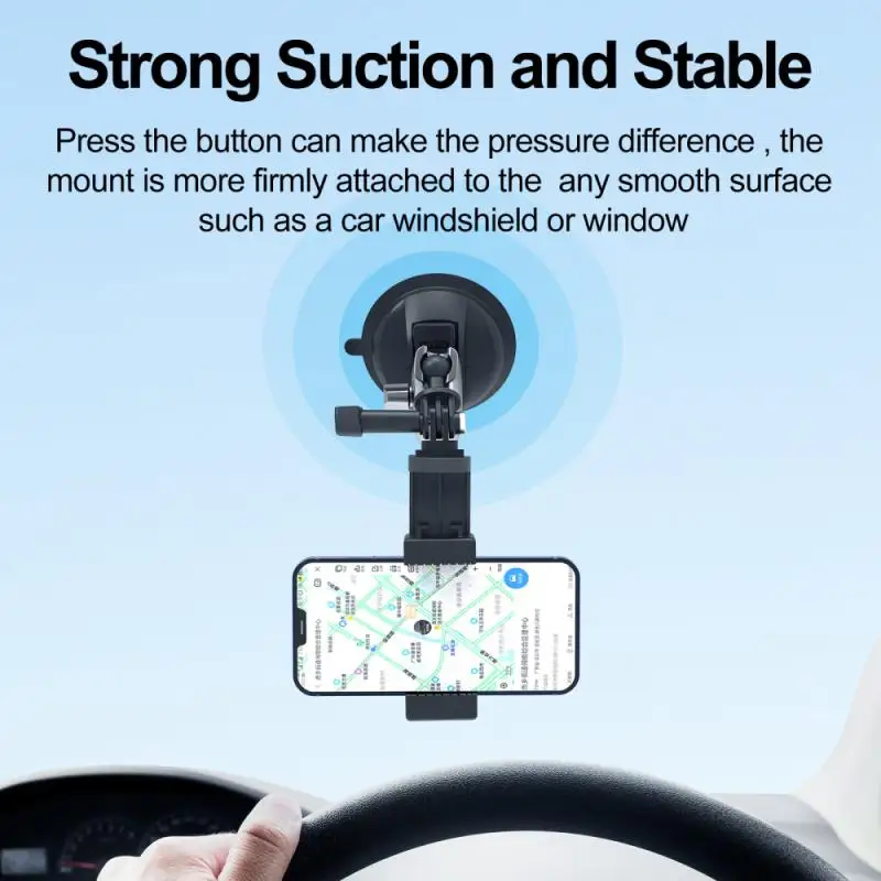

Portable Holder Flexible 360 ° Adjustable Windshield Bracket Glass Suction Cup Tripod For Car Record Holder Auto Mounts