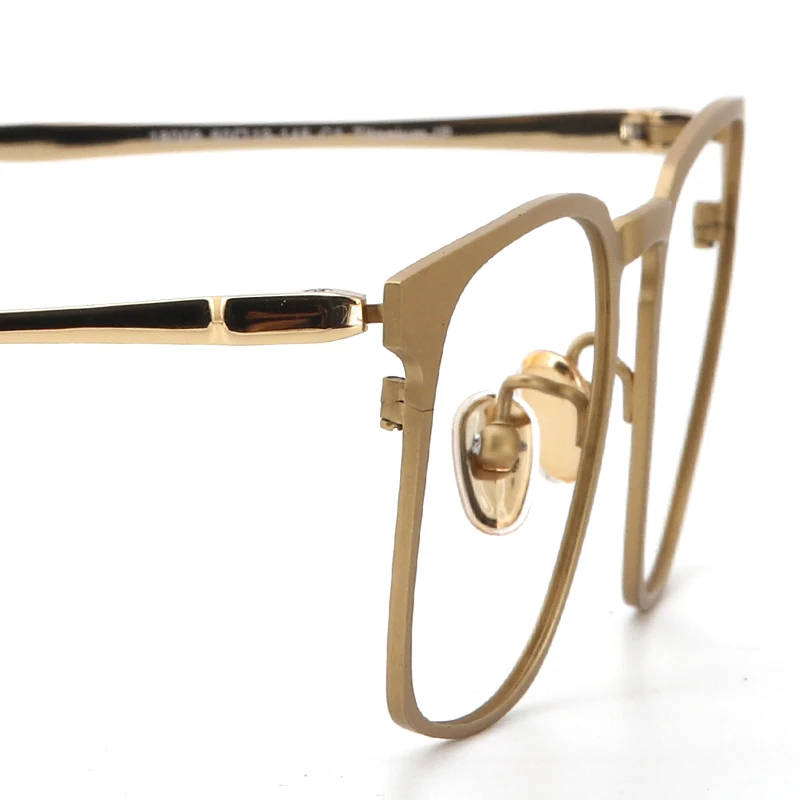 Очки мужские из чистого титана роскошные брендовые квадратные оптические оправы