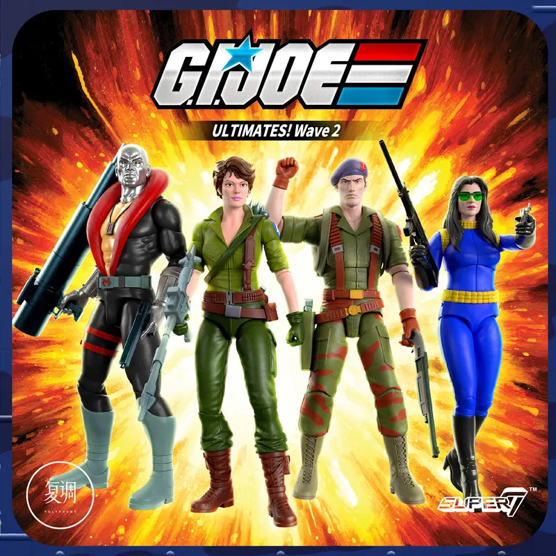 Фото В наличии: Оригинальные фигурки Super7 G.I. Фигурки Джо Реакшн, Волна 2 / G.I. Joe Reaction+ Wave 2 (масштаб 3,75 дюйма) Модный и стильный дизайн №1