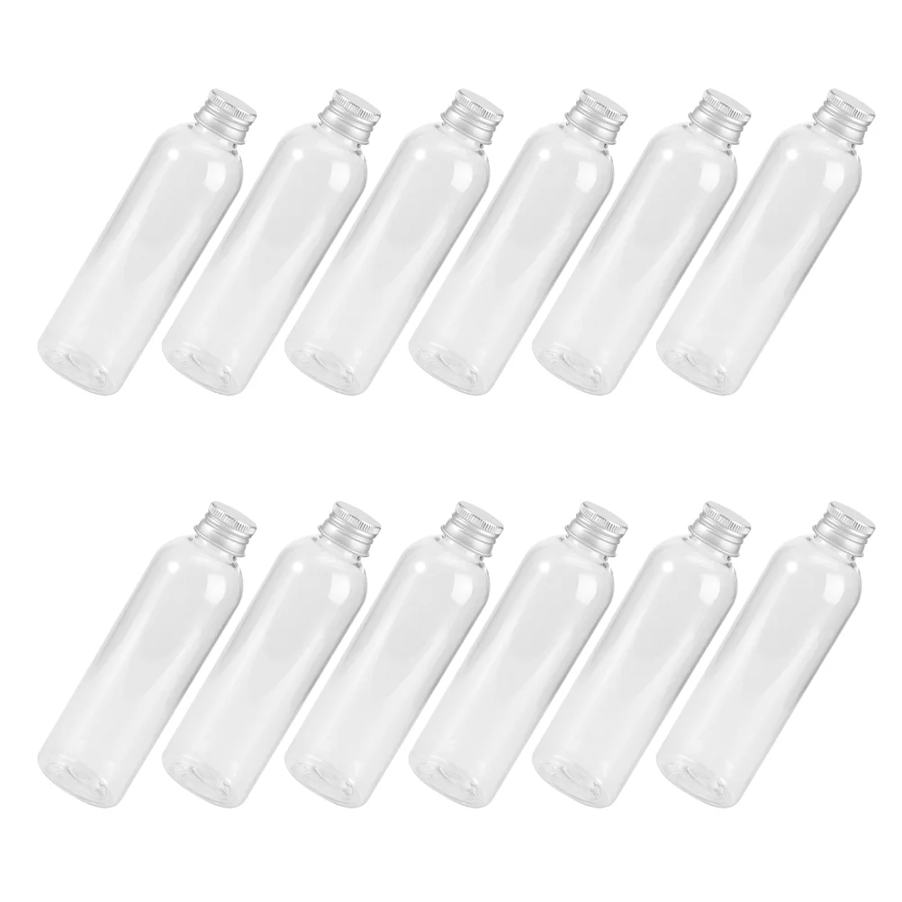 

12pcs Cosmetics Sub Bottle Makeup Sub Bottling Hand Cleaning Holder Clear Drink Bottles Refiilable Bottle