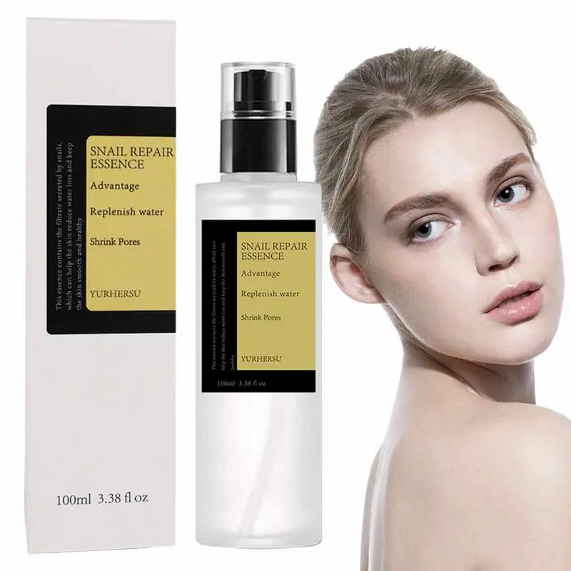 

Snail Mucin 96.3 Collagen Power Essence Hydrating Face Serum Skin Barrier Repair Fade Dark Spots Reduce Blemishes Shrink Pores