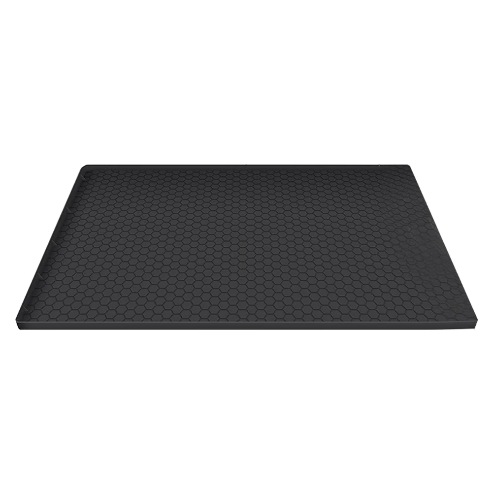 

Under Sink Mat Silicone Under Sink Liner Under Kitchen Sink Mat with Unique Drain Hole Design Under Sink Tray for Drips