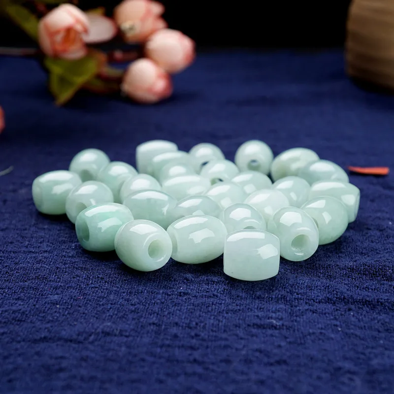 Бусина Из бирманского нефрита для изготовления ювелирных изделий сделай сам