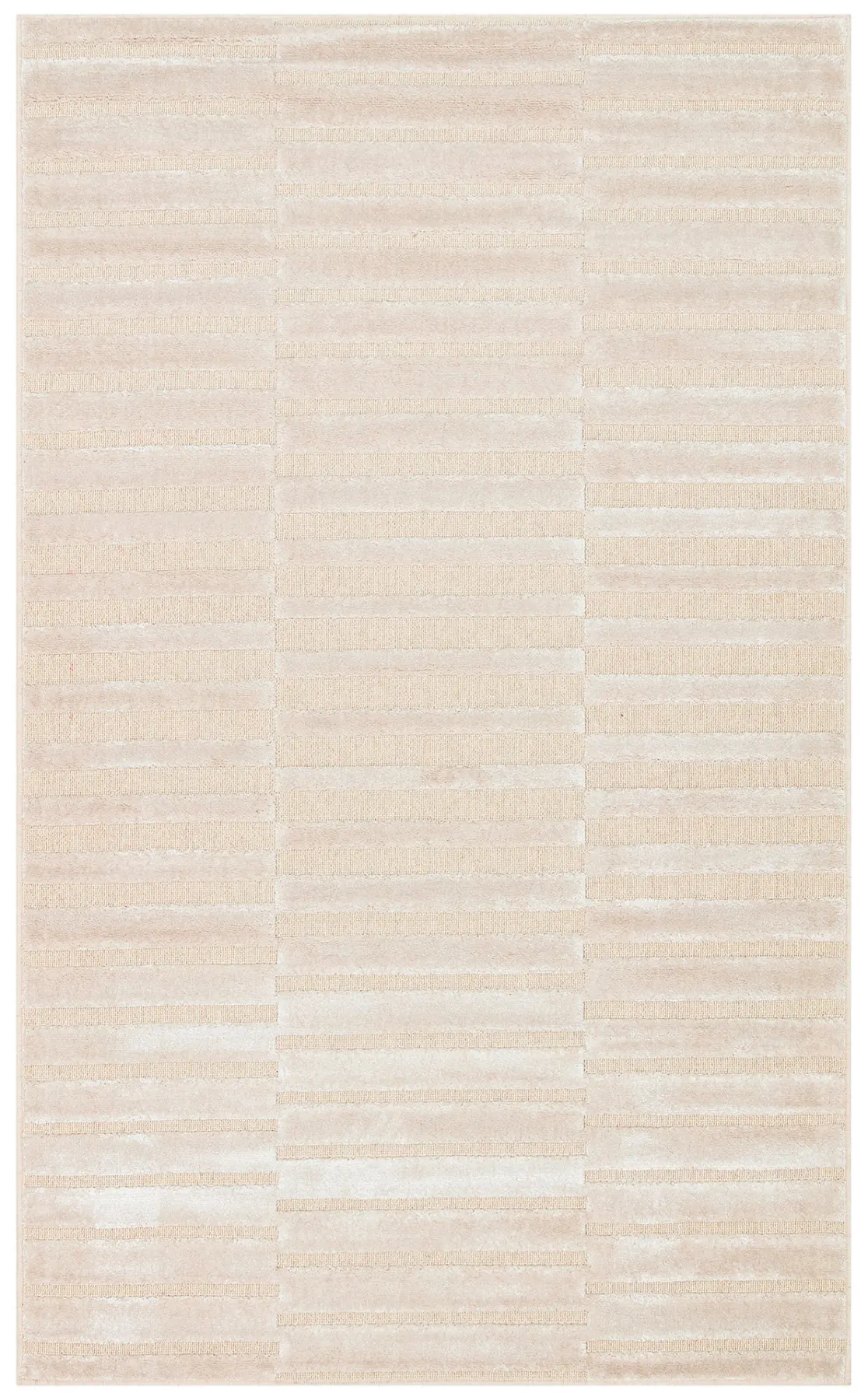 Hodgskin Beige 80x300 Cm Geometric Striped Wool Viscose Powerloom Area Rug | Дом и сад
