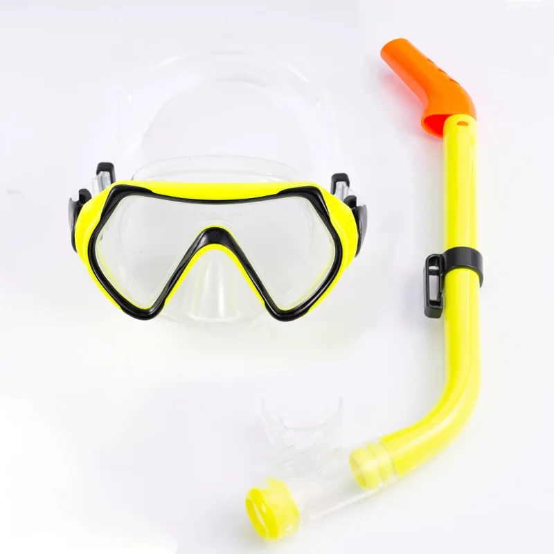 

Scuba Diving Mask Diving Equipment Snorkeling Snorkels Anti-Fog Swimming Goggles Snorkel Silicone Swim Glasses Breath Tube Set