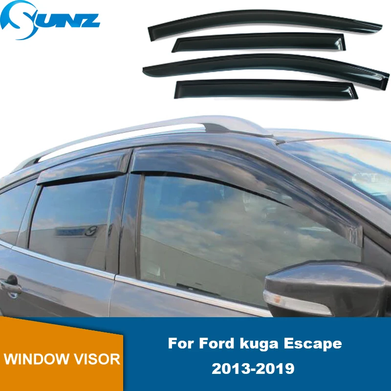 Car Window Deflector For Ford kuga Escape 2013 2014 2015 2016 2017 2018 2019 Weathershield Side Window Visor WindShield Sunshade