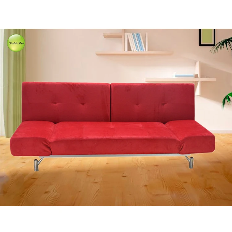 

Redde Boo Hot Selling Red Living Room Furniture Sofa Beds Classic Design Folding Fabric Sofa Cum Bed Sets B9201