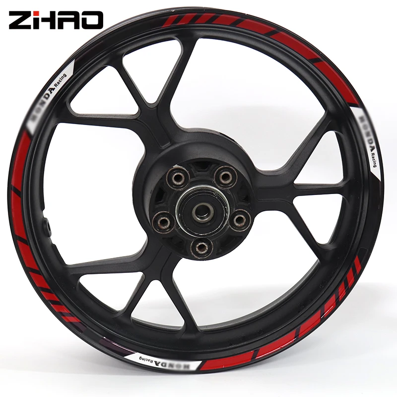 Новинка Высококачественная наклейка на колесо мотоцикла полоса светоотражающий