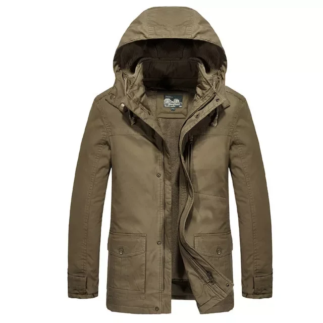 Trench Men Hoodie Casaco Masculino Windproof Coats Parkas Men Brand Men Winter Tactical Military Field Parkas