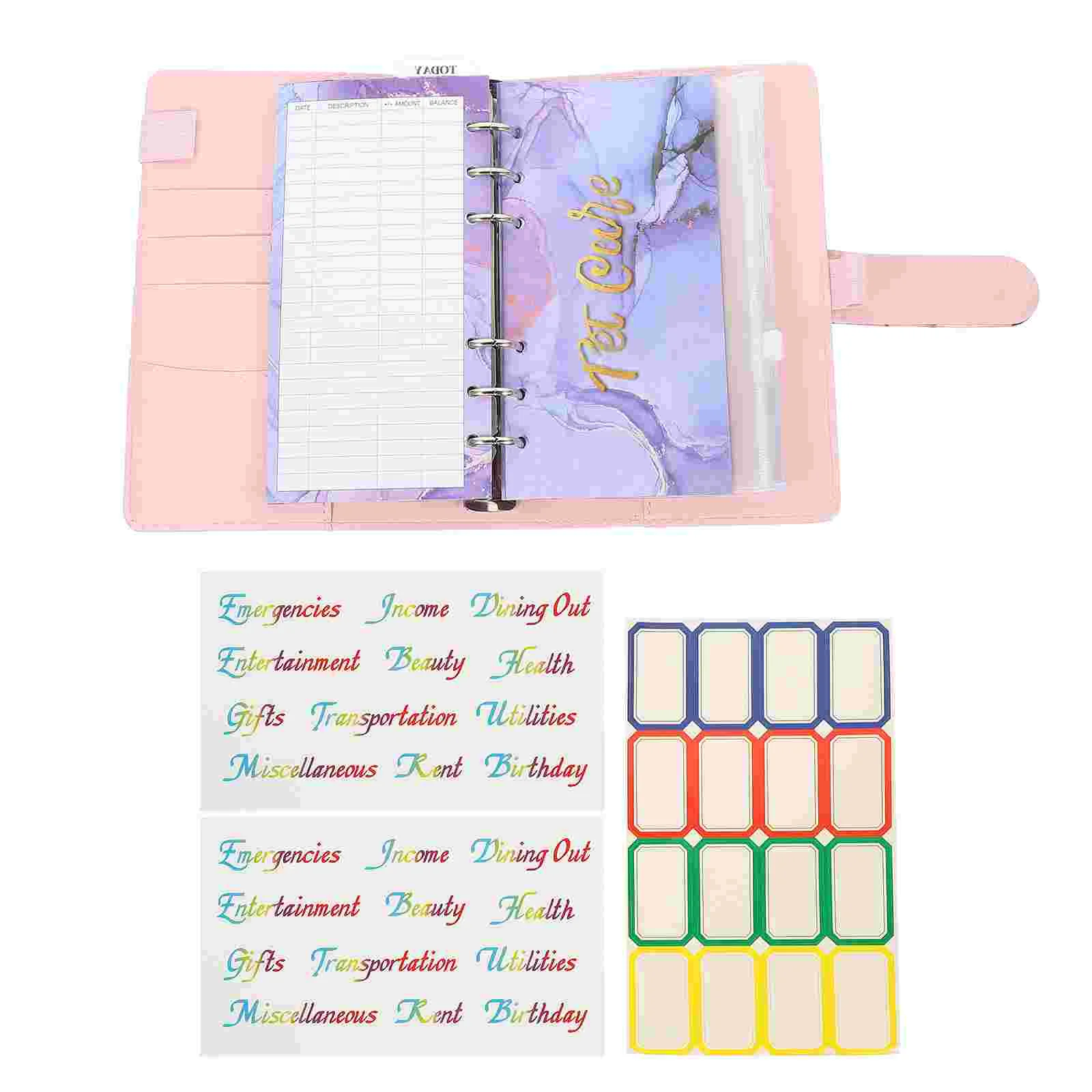 

Budget Binder Money Cash Notebook Planner Savinga6 Book Blinder Organizer Envelopes Envelope Sheets Notepadloose Leaf Planning