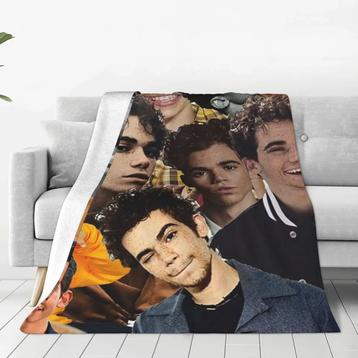 Cameron Boyce коллаж дизайн 2019 одеяла флисовые многофункциональные диванные для