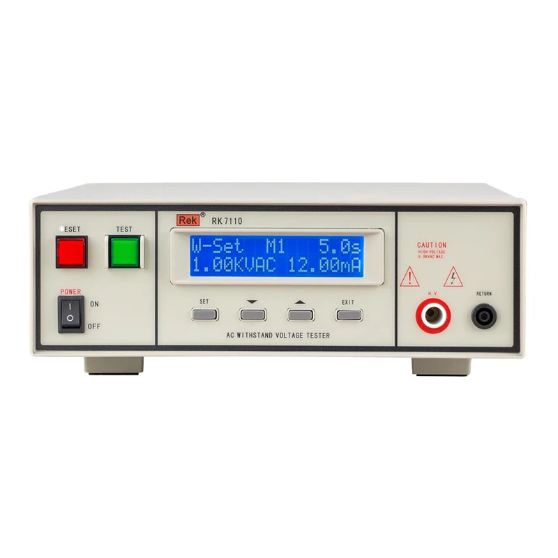 

RK7110 AC/DC Process Controlled Insulation Withstand Voltage Tester 5KV High Voltage Programmable Withstand Voltage Tester