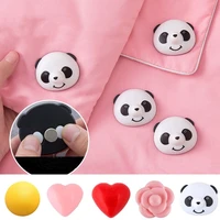 8pcs panda bed sheet clips multifunction non slip buckle quilt curtain socks blanket safety pin holder fixing bed sheet fixator