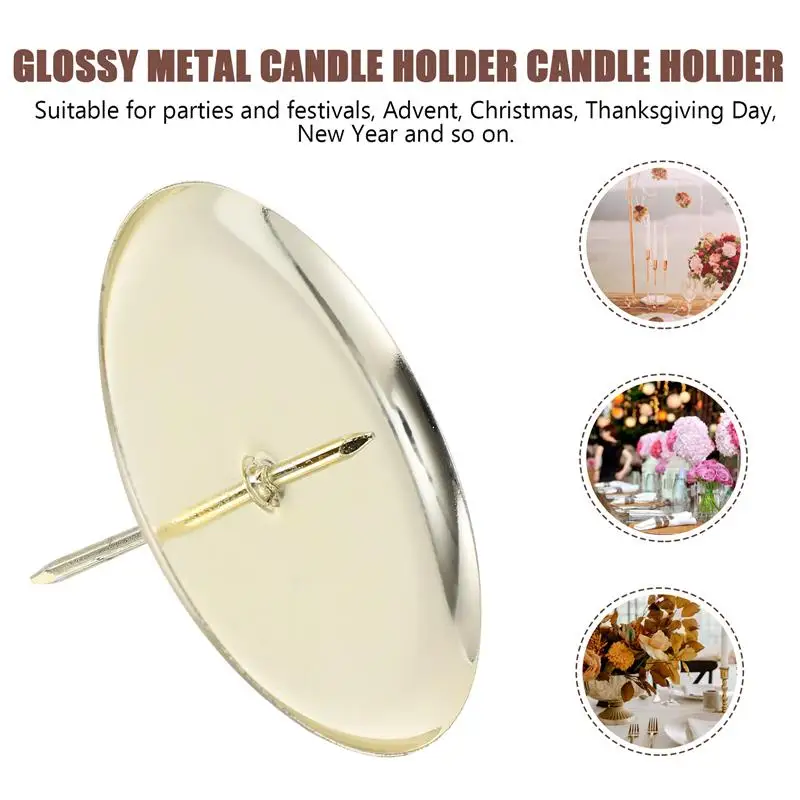 10 шт. металлические подсвечники подсвечник для свечей из железа 6 х6 см |
