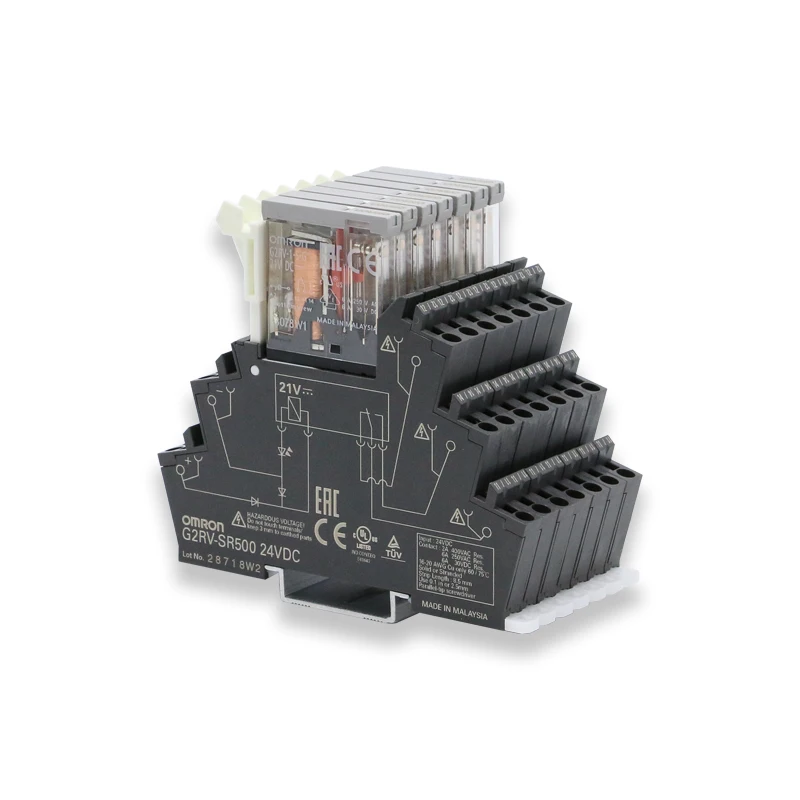 

1-10pcs Original Ultra-thin Relay G2RV-1-S-G 21VDC Base G2RV-SR500 DC24V Fiber