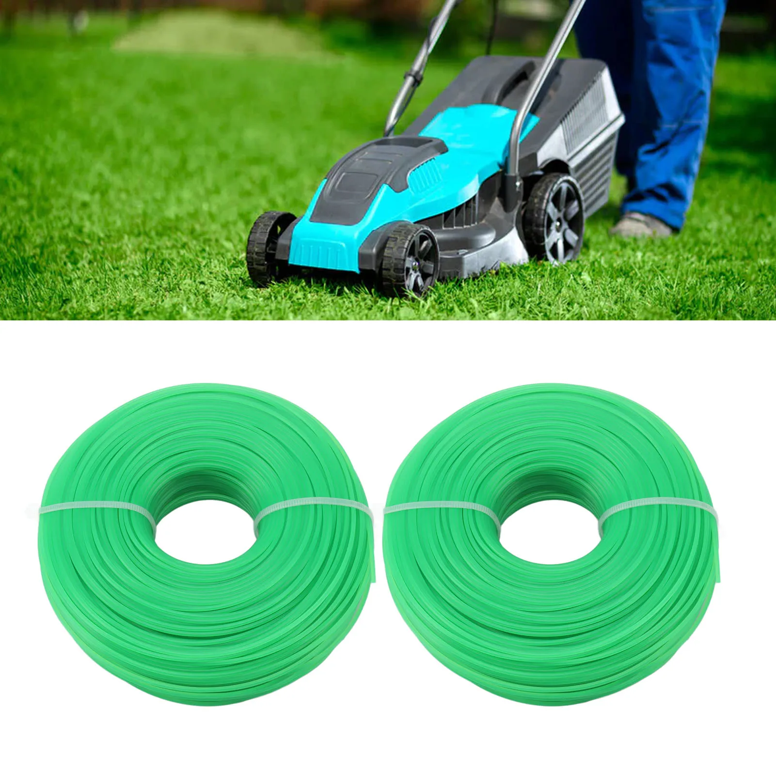 2 шт. Трава триммер линия катушка нейлон для сада электрический 100 метров 1 6 мм