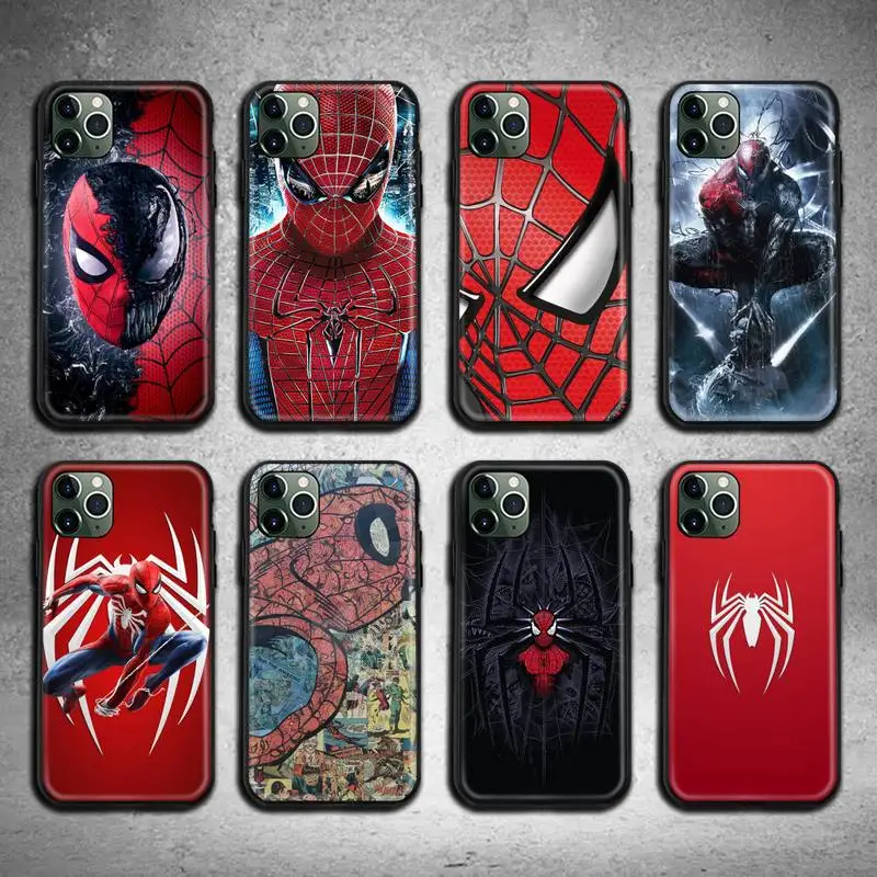 

Marvel Spider-Man Phone Case For iphone 14 Plus 13 12 Mini 11 Pro XS Max X XR Cover