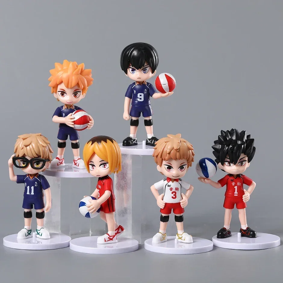 Фото Hinata Shoyo Tobio Kageyama Kozume Kenma Tetsurou kuroo, милые игрушки, фигурки, модели, куклы, полный набор №1