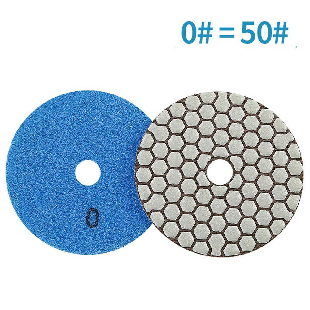 

4 Inch 100mm Diamond Polishing Pad Dry Use Sharp Flexible Sanding Disc Resin Bond For Granite Marble Stone Grinding Abrasiv