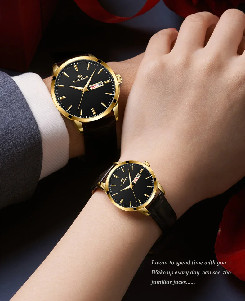 Смарт-часы 2024 новые парные Часы повседневные водонепроницаемые кварцевые часы с