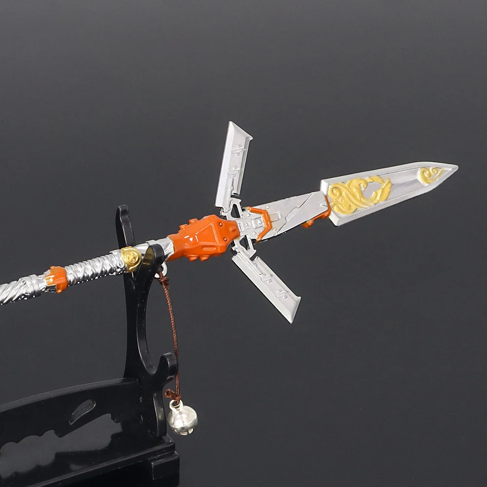 Apex Legends Heirloom Valkyrie 22 см Legacy Spear Game Sword Японский королевский меч Брелок Модель оружия