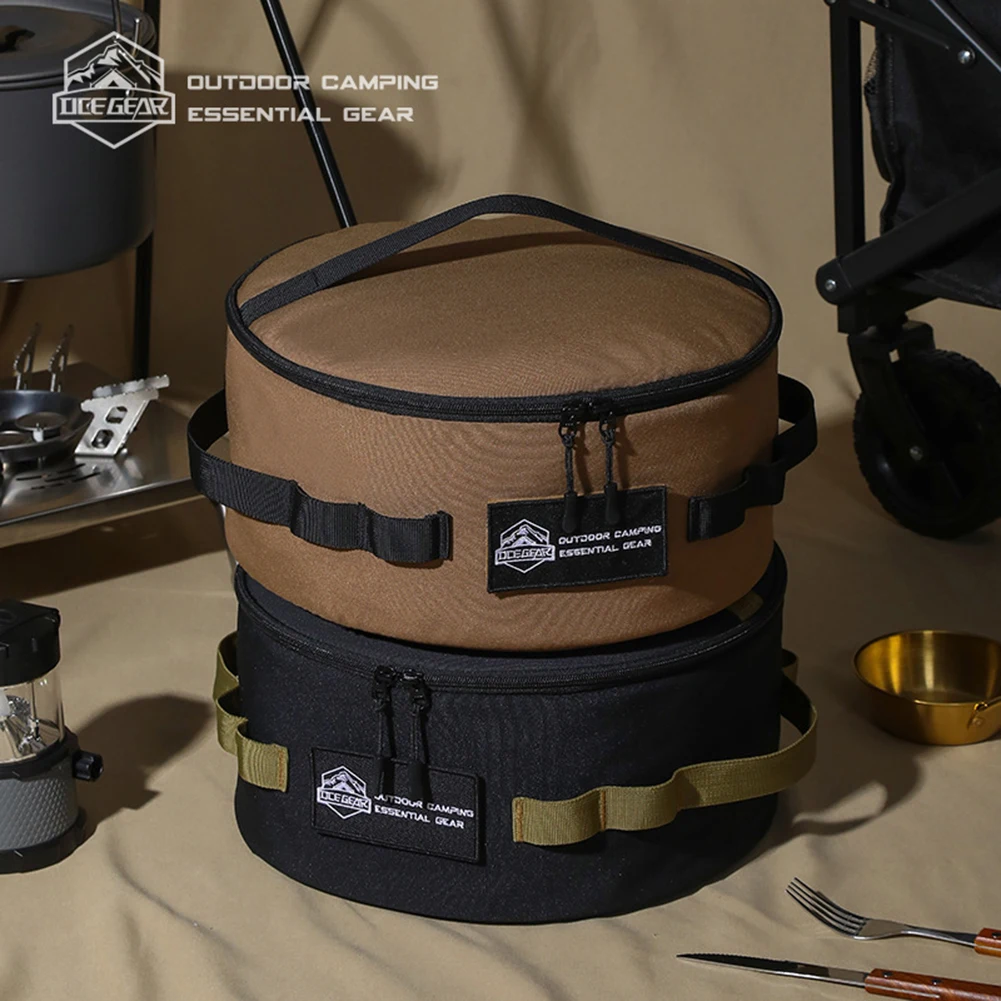 

Camping Tool Tableware Handbag Multipurpose Picnic Cookware Utensils Kit Bag Waterproof Fall Resistance for Picnic Travel BBQ