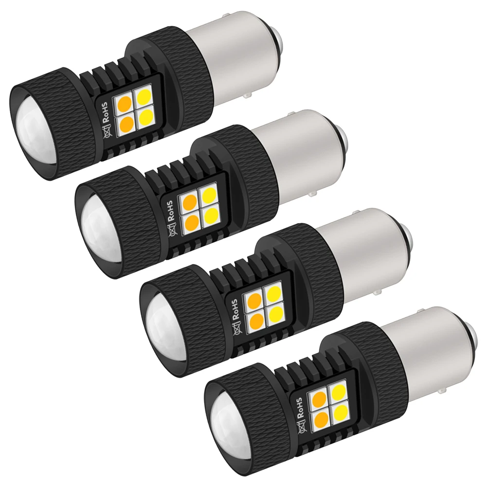 

White Light and Yellow Light Combination with 4x 1157 Switchback LED Turn Signal Bulbs for Chevrolet CK1500 2500