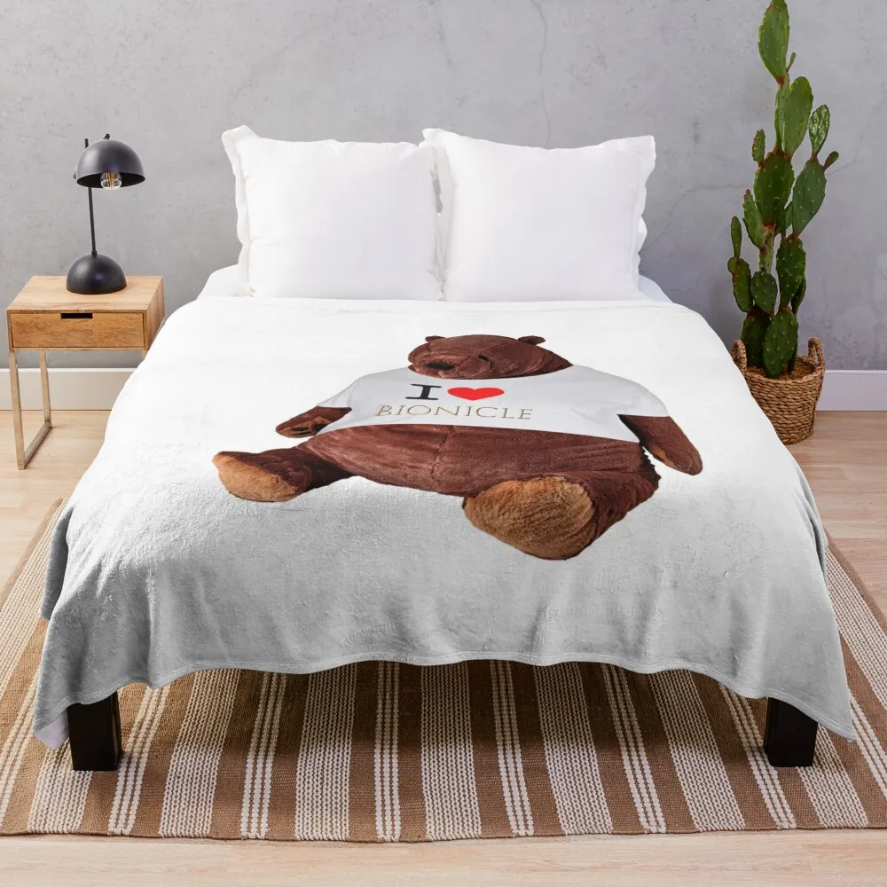 Я люблю Бионикле Джунгджель Пищемедведь Декоративное одеяло Декоративные