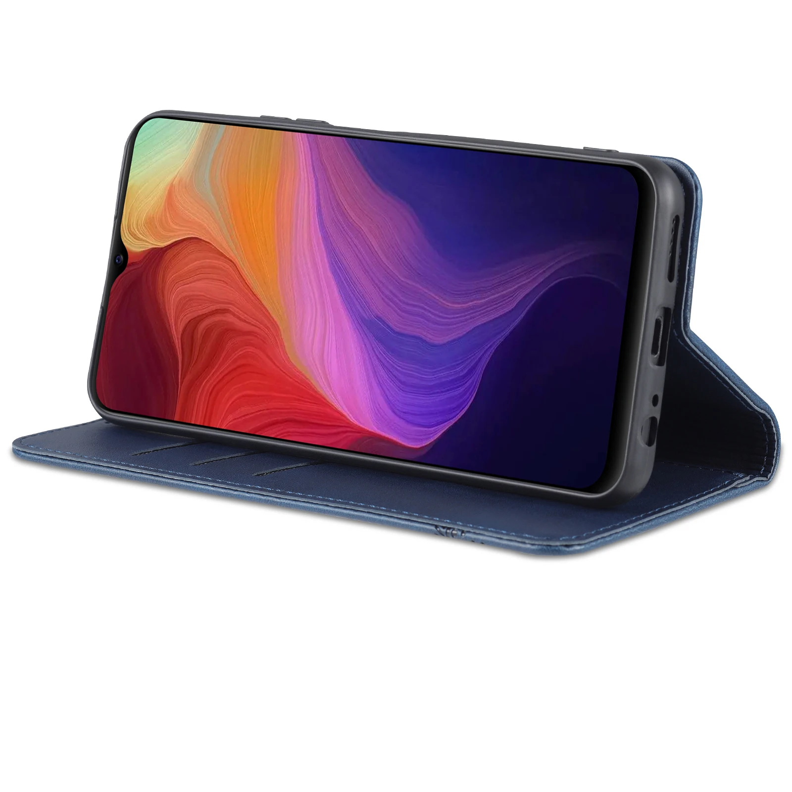Роскошный Магнитный кожаный чехол-книжка для Vivo Y15s 4G / Y15A T1 Y10 |