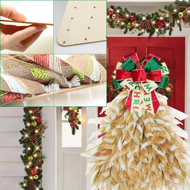 Доска для венка изготовления венков упаковка из 3 деревянных треугольных рамка